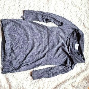 Maternity sweater, gray, 3/4 sleeves, size small